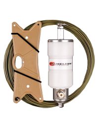 Hybrid Portable Mini HF Antenna System with 30ft Wire