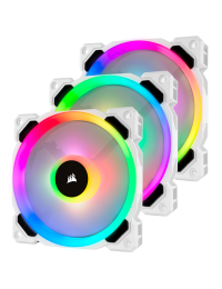 Corsair 3-Pack LL120 RGB 120mm White RGB LED PWM Fan CO-9050092-WW
