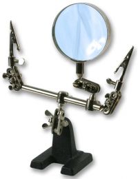 Duratool Third-Hand Tool with Magnifier - D00269