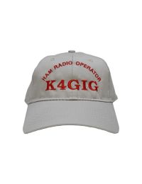 Personalized Silver 100% Cotton Twill Ball Cap