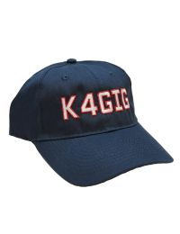 Personalized Red/White/Blue 100% Cotton Ball Cap