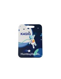 Customizable 2.75" x 4" Aluminum Name Badge