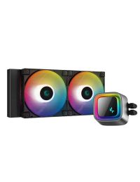  DeepCool LS520 AIO 240mm ARGB Liquid CPU Cooler - Black - R-LS520-BKAMNT-G-1