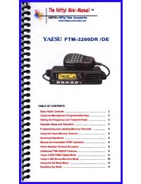 Nifty Accessories Yaesu FTM-3200DR Mini-Manual