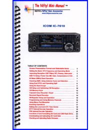 MM-IC7610 Icom IC-7610 Mini-Manual