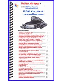 Nifty Accessories Icom ID-4100A /E Mini-Manual