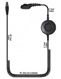 Cable Assembly  (Large) PTT for HNK100 Headset