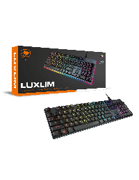 Cougar Gaming LUXLIM Optical-Mechanical RGB Gaming Keyboard - Red Switches