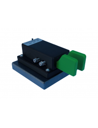 CW Morse Green Morse Code Double Paddle Key-Steel Base 37-840-S