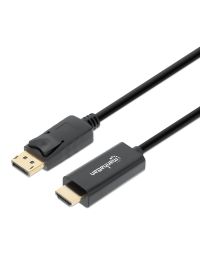 Manhattan 4K@60Hz 3ft DisplayPort to HDMI Cable