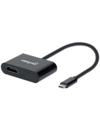 USB-C to HDMI Converter with Power Delivery Port