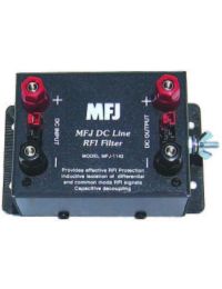 MFJ-1142 DC Line RFI Filter with PowerPoles and Binding Posts