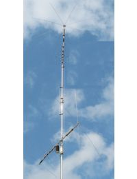 MFJ-1799X Vertical Stealth Antenna 1/2 Wave vertical Ant 40,30,20,17,15,12,10,6 and 2M
