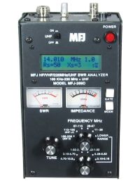 MFJ Antenna SWR Analyzer - N Connector w/SO-239 Adapter -  MFJ-269D