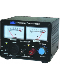 MFJ Switching Power Supply 13.8V 25A meters - MFJ-4225MV