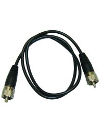 MFJ 3ft RG-58A/U Patch cable PL-259s - MFJ-5803