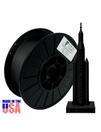 American Filament PLA 1.75mm, 1kg Spool, Midnight Black