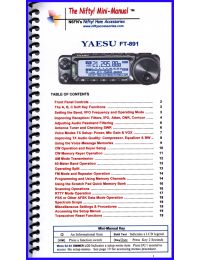 Yaesu FT-891 Nifty Mini-Manual