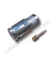 N Male Connector for RG-58, Crimp On, TGN