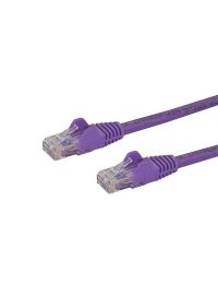 Startech N6PATCH3PL 3ft Purple Cat6 Patch Cable with Snagless RJ45