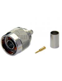Lands Precision N Male 2 Piece Connector, Solder On, TGS