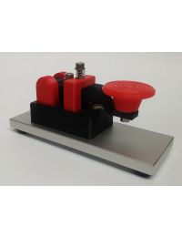 CW Morse Red MicroKey Bullseye Micro 29-111-A