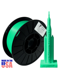 American Filament Silk PLA 1.75mm, 1kg Spool, Emerald Green Silk