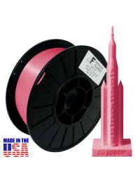 American Filament Silk PLA 1.75mm, 1kg Spool, Red Silk