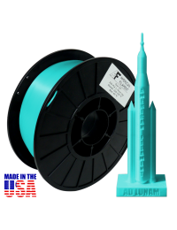 American Filament Silk PLA 1.75mm, 1kg Spool, Teal Silk