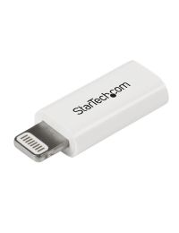 White Apple 8-pin Lightning to Micro USB Adapter