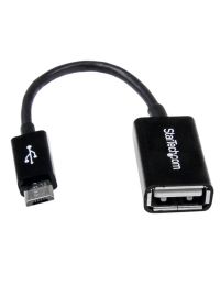 5in Micro USB to USB OTG Host Adapter M/F