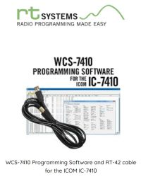 RT Systems Programming Software and RT-42 cable for the ICOM IC-7410 - WCS-7410