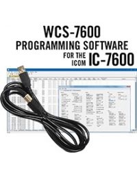 WCS-7600 Programming Software and RT-42 cable for the Icom IC-7600