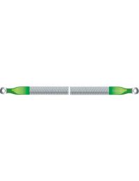 ABR 3ft 1/2in Flat TC Ground Braid with #10 Stud Ring Terminal - 233/2-4X-3