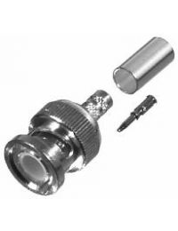 BNC Male Connector for RG-58, Crimp On, DGN