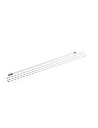 Hustler MO-4, HF Mobile Antenna Mast, 22", Three Whip Rods