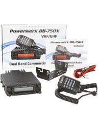 Powerwerx DB-750X Dual Band VHF/UHF Mobile Commercial Transceiver
