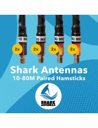 Shark Antennas 10-80M Paired Hamsticks