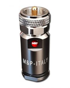 Messi and Paoloni Connector for 7mm Coax, UHF Male, 2pk, Solder
