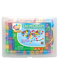 Thames and Kosmos 568007 Kids First Math Lacing Beads Math Kit with Activity Cards