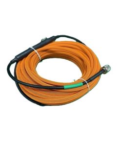 50ft ABR240-UF Coax, Orange POTA Wrap, PL-259, 5 Ferrites