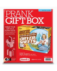 Prank Gift Box Sizzl Bacon Dryer Sheets
