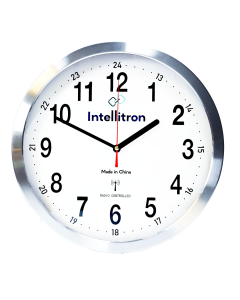 Intellitron CK-0153 14in Radio Control Atomic Wall Clock