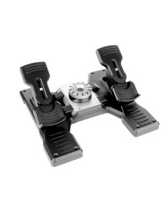 Saitek Flight Rudder Pedals Professional Simulation Rudder Pedals with Toe Brake - 945-000024