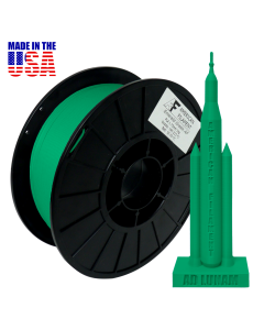American Filament PLA+ 1.75mm, 1kg Spool, Emerald Green