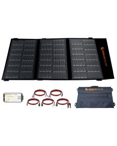 Genasun Solar Kit - 100W Foldable Solar Panel, GV-10-PB Charge Controller - GV-10-PB-M100