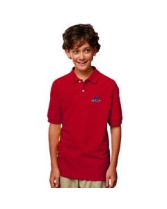 HCA Boys' S/S Pique Polo