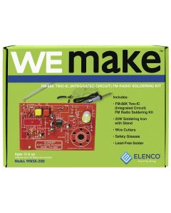 Elenco WMSK200 FM Radio Soldering Kit with Tools