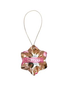 Customizable 3in Snowflake Ceramic Ornament