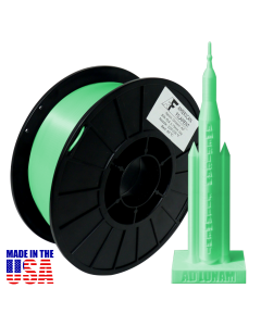 American Filament Silk PLA 1.75mm, 1kg Spool, Neon Green Silk